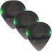 Warkul 1/3Pcs Light Up Guitar Pick 0.5MM Thickness LED Luminous Beat-Pick Ukulele Acoustic Folk Guitar Electric Glowing Plectrum Guitar Accessories Guitarist Gifts