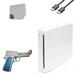 Nintendo Wii White Gaming Console With Perfect Shot + HDMI Cable BOLT AXTION Bundle Like New