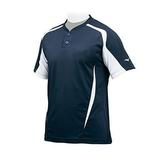 MIZUNO Baseball Wear Baseball Shirt (Global Elite) 12JC7L07 Navy x White S