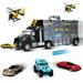 Pixnor Transport Cars Carrier Set Toys w/Play Mat Die-cast Vehicles Truck Alloy Metal Race Model Car Toys for Toddler Age 3-8 Kids Boys & Girls