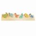Apepal Toys for Baby Toddler Kid Teen Wooden Fun Toy Memory Games Shape Color Sorting Matching Educational Wooden Toy For Toddlers
