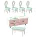 Wooden Children Furniture Dinning Room Decoration Doll s House Restaurant Model