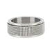 8MM Mens Spinner Ring Noiseless Titanium Steel Cool Anxiety Ring for Anxiety Stress Relieving Silver No. 9 59.8mm / 2.4in