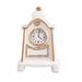 1:12 Dollhouse White Table Clock Exquisite Miniature Clock Furniture Decoration Accessories