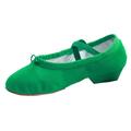 Cathalem Women s Canvas Dance Shoes Soft Soled Training Shoes Ballet Shoes Sandals Dance Casual Shoes Green 37