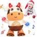 YIYOUZQT Baby Cow Toys 3 to 12 Months Swing & Musical Light Infant Toys Baby Musical Toys 12-18 Months for Dancing Walking Learning Cow Toy Boys Girls Birthday Christmas Gifts Toddler Age 1-3