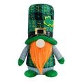 Pedty 1Pc Dollï¼ŒGreen Plaid Irish Festival Green Gnomes Plush Decor Faceless Gnome Plush Doll Irish Festival Figurine Gnomes Home Table Ornaments Cute Faceless Doll