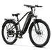 SISIGAD Electric Mountain Bike 500W Electric Bike for Adults 7-Speed and Dual Full Suspension 48V 15Ah 27.5 inches Wheel Gray