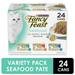 Fancy Feast Seafood Classic Pate Wet Cat Food Variety Pack (Pack of 32)