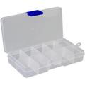 Clear Plastic Storage Box 10 Compartment With Sealing Lid Container For Case For Small Jewelry For Pill Multicolor Organization Organizer Holder Compartment Storage Box With Lid