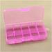 Organizer Box Plastic Jewelry Organizers 10 Grids Clear Plastic Organizer Jewelry Storage Box with Removable Grid Compartment Container
