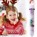 Cartoon Christmas 10 Color Ballpoint Pen Christmas Student Stationery Gift Cute Press Color Pen Ten Color Pen 1Ml Hub Pens Pens Lot Pen for Carts Recycled Pens Most Expensive Pen in The World Thin Pen