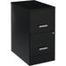 LLBIULife 22 Deep 2 Drawer Metal SOHO Vertical File Cabinet Inch Black