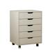 File Cabinets for Home Office 5 Drawers Wood Filing Cabinet With Wheels Under Desk Printer Stand