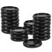 Binder Book Rings Book Binding Discs 44pcs 28mm Notebooks Expansion Discs Black Binding Ring Discs for Extra Notes Pages