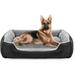 Bed for Medium Dogs Warming Washable Rectangle Pet Bed Large Dog Bed with Waterproof Bottom for Large Dogs(28/31/37 inch) Dog