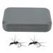 40PCS Fly Fishing Flies Kit Realistic Black Ant Hand Knitting Fishing Bait Set with Waterproof Storage Box for Angler