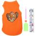 3pcs Cotton Cartoon Cute Pet Pajamas Household Soft Skin Friendly Dog Clothes Jumpsuits(S )