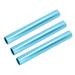 3PCS Competition Relay Baton Bright Color Hollow Carved Aluminum Alloy Relay Baton Track for Training Competition Blue