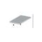 Arcansas - profil plat cm 100 h argent 20x2 mm profilA s aluminium barre de tige