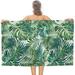 Yibo Tropical Palm Tree Beach Towel Jungle Palm Leaves Suitable for Camping/Beach/Bath Bath Towel Women Men Girls Boys