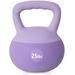 Soges Soft Kettlebells Iron Sand Filled Weights Strength Training Kettlebells Shock-Proof Weights and Wide-Grip Handle Fitness Soft Kettlebells for Women Men Home Gym Kettlebells Purple 25LBS