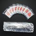 WEISIPU Emergency Mylar Thermal Blanket 10 Pack Gigantic Space Blanket Survival Blankets Heavy Duty Camping Gear First Aid Silver