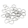 30pcs Earring Pendants DIY HeartShaped Stainless Steel Hollow Frame Pendants for Earring Necklace Bracelet Craft