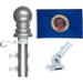 Minnesota Flag and Tangle Free Spinner Flagpole Set Choose From all 50 State 3 x5 Flags with a Residential or Commercial Flag Pole Includes State Flag Spinner Pole and Bracket