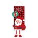 NANDIYNZHI ramadan decorations for home 1 PCS Christmas Holiday Seasonal Sign Hanging Decor Christmas Decoration Hanging Santa Clus Banner Flag For Front Door Home Xmas Wall Windows room decor B