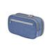 Dopebox Large Capacity Pencil Case 3 Compartment Pouch Pen Bag Large-capacity Multi-function Pencil Case Pen Pencil Case Stationery Storage Multi-Slot Pencil Case Stationery Pens Bag (Blue)