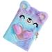 Diary for Girls Cartoon Journal Notepad Notebook with Lock Graph Paper Fluffy Student Plush