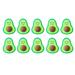 18 Pcs Erasers for Kids Children Gifts Painting Rubber Avocado Eraser Eraser Small and Fresh Student Child