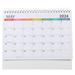 2024 Desk Calendar Small Calendars Large Kids Tent Office Decor Round Child Paper