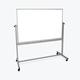 FSE 373-MB6040WW 60 W x 40 H Double-Sided Magnetic Whiteboard