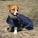 Dura-Tech Channel Quilted Dog Coat | 420D Breathable Nylon | Navy | XX-Small