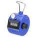 Uxcell Clicker Counter Hand Tally Counter Mechanical 4-Digit Number Click Pitch Counter Blue