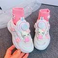 Sanrio Hello Kitty Tennis Shoes Kawaii Anime Figuret Girls Running Shoes Autumn Winter Cartoon Doll Cute Casual Shoes for Kids