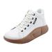 GYUJNB Womens High Top Sneakers Platform Running Shoes Non Slip Walking Athletic Tennis Shoes for Women Ankle Boots Size 6.5