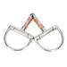 Stainless Steel Dee Bit Snaffle Horse Tool Accessories Mouth with Copper&SS Rollers