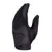 Golf Left Hand Glove Polyester High Elasticity Breathable Washable Single Golf Glove for Men Women Black XL