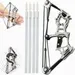 6 Inches Compound Bow Kit Arrows Mini Bow Pocket Archery Toy Gift Target Shooting Short Axis Bow Sports Shooting