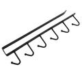 Floleo Clearance Over The Door 5 Hooks Home Bathroom Organizer Rack Clothes Coat Hat Towel Hanger