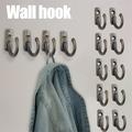 YANXIAO Towel Hooks Coat Hooks Retro Wall Hooks Pack of 10 Small Hook Single Hook Single Hole Hook Multicolor 2023 As Shown - Surprised Gift