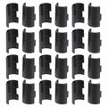 Retaining Clip Wire Shelf Clips Shelving Fixing Abs Black Ish Blaclight for Lock Steel 30 Pairs