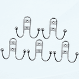 5pcs Hook up Hat Wall Hooks Stainless Steel Hooks Metal Clothes Rack Metal Wall Hooks Coat Wall Hook Kitchen Storage Hooks Cabinet Hook Hanger Wall Hat Hook Metal Coat Hooks Key