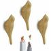 3 Pieces Wooden Coat Hook Wall Hook Bird Wall Hooks Multi-Function Wall Hook Made of Resin Bird Pattern for Hanging Coats Towels Hats Bags Resin Wood-(Resin)