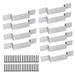 Gazechimp 10 Pieces Fence Panel Security Brackets Fence Panel Supports for 100mm Posts