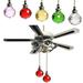 Crystal Pendant Lighting Ball Crystal Ball Dazzling Ceiling Fan Pull Chain Extension With Connector For Light