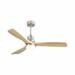 52 Ceiling Fan Modern LED Ceiling Fan with 3 Wood Fan Blades and 6-Speed Reversible DC Motor Energy-Saving Industrial Wood Ceiling Fan Natural